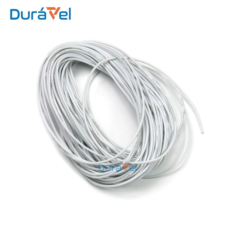 Duravel Electrical Wire Cable for Power Transmission - White 1.5mm, 10 Meter - Image 3